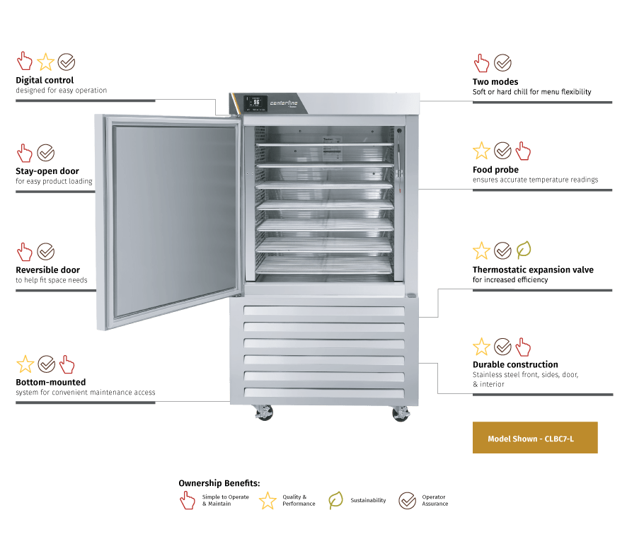 Reach-In Blast Chiller
